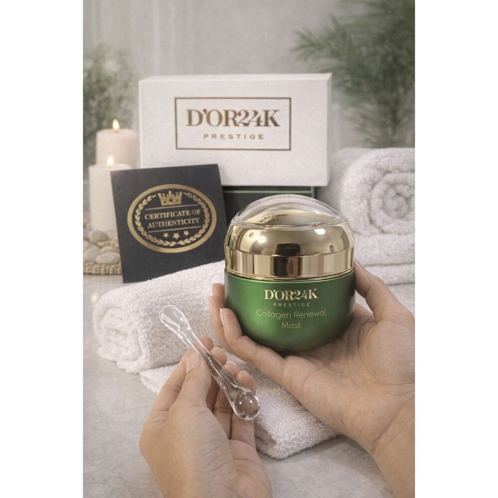 D’OR24K Prestige Collagen Renewal Mask Anti‑Aging Firming Hydrating 24K Gold